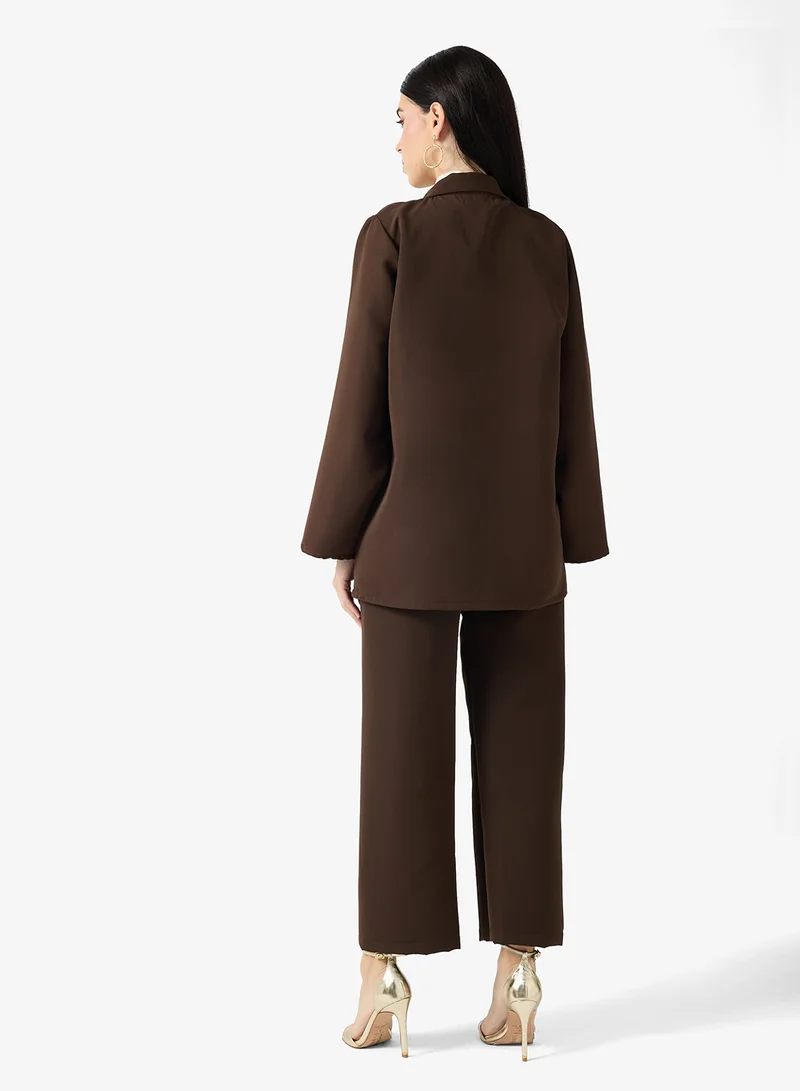 هيا كلوزيت طقم بلوزة وبنطلون مريح